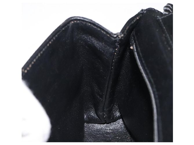Borsa a Spalla CHANEL in Seta Nera Oro CC Auth 123511 Nero D'oro - vista 19