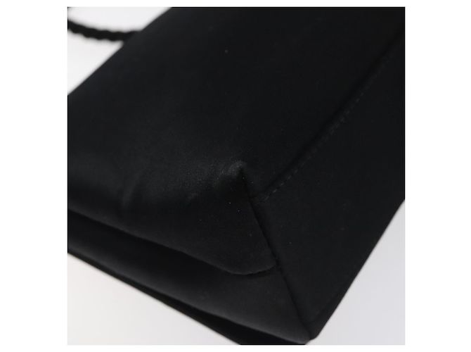 Borsa a Spalla CHANEL in Seta Nera Oro CC Auth 123511 Nero D'oro - vista 9