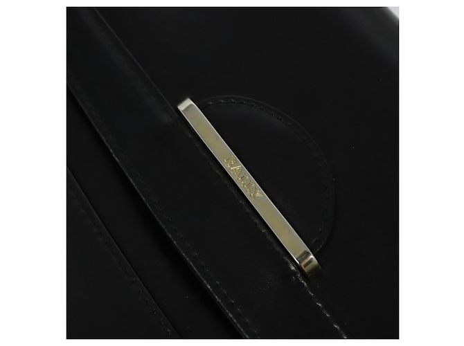 BALLY Schultertasche aus Leder Schwarz Gold Auth BA2261 Golden - Ansicht 17