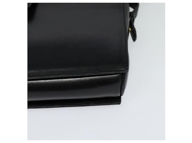 Céline Borsa a Spalla CELINE in Pelle Nera Oro Auth 123041 Nero D'oro - vista 15