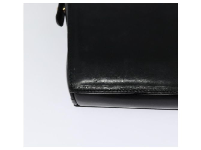 Céline Borsa a Spalla CELINE in Pelle Nera Oro Auth 123041 Nero D'oro - vista 16