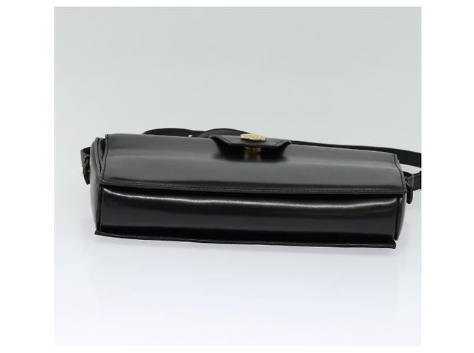 Céline Borsa a Spalla CELINE in Pelle Nera Oro Auth 123041 Nero D'oro - vista 5