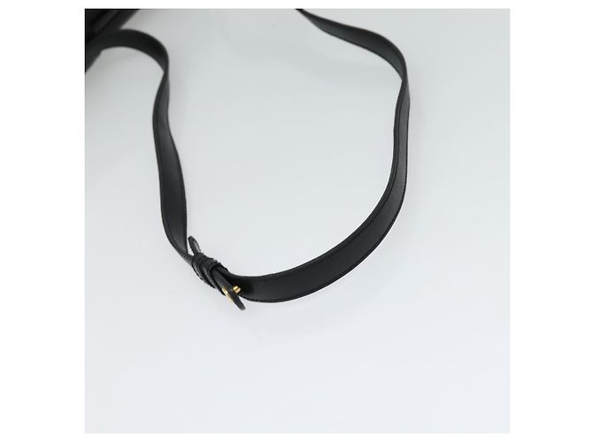 Céline Borsa a Spalla CELINE in Pelle Nera Oro Auth 123041 Nero D'oro - vista 7