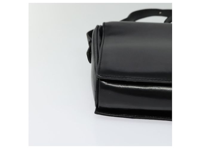 Céline Borsa a Spalla CELINE in Pelle Nera Oro Auth 123041 Nero D'oro - vista 8