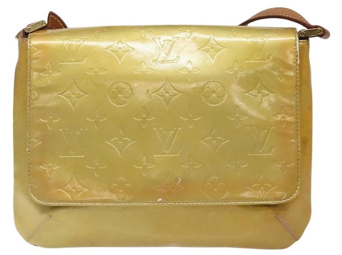 LOUIS VUITTON Borsa Thompson Street Monogram Vernis Grigia M91008 LV Auth hk2661 Grigio - vista 13