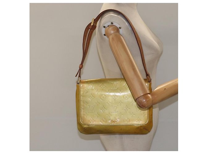 LOUIS VUITTON Borsa Thompson Street Monogram Vernis Grigia M91008 LV Auth hk2661 Grigio - vista 21