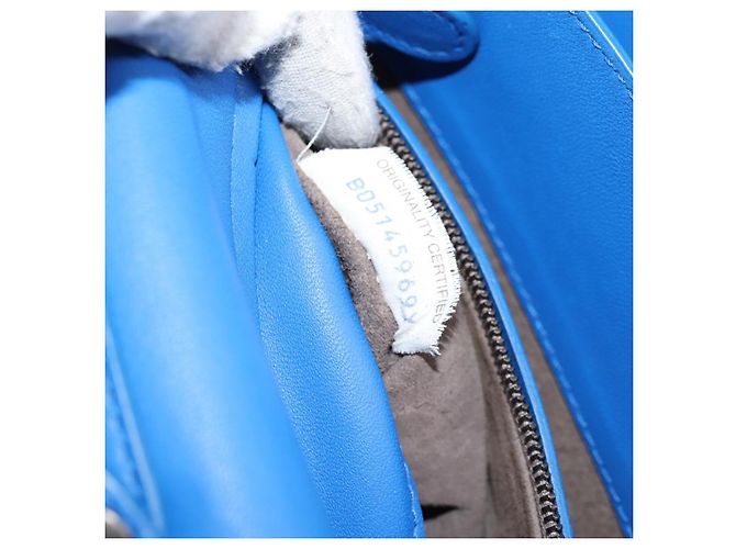 Autre Marque BORSA A SPALLA INTRECCIATO Bottega Veneta Pelle Blu Auth 123018AV - vista 11