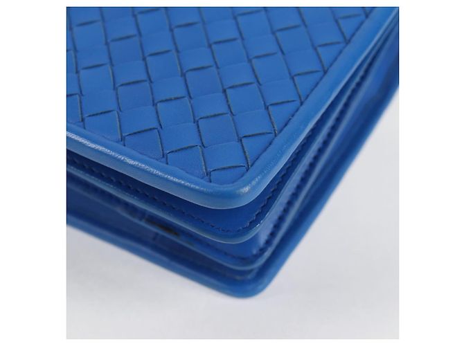 Autre Marque BORSA A SPALLA INTRECCIATO Bottega Veneta Pelle Blu Auth 123018AV - vista 15