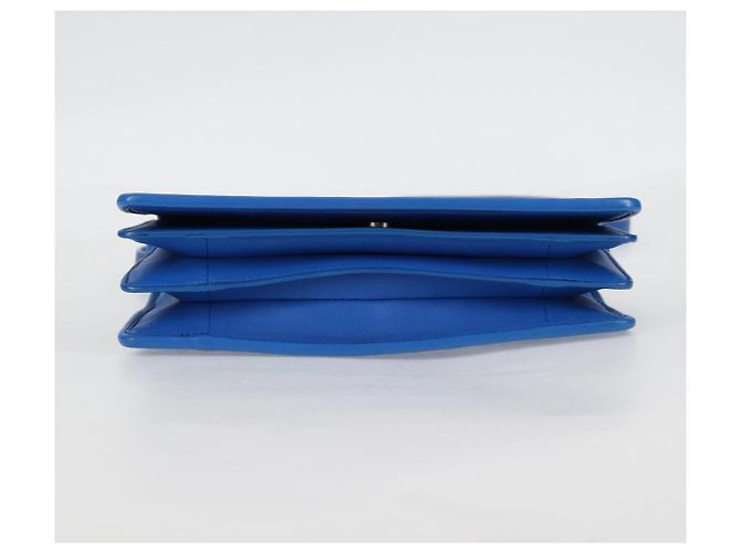 Autre Marque BORSA A SPALLA INTRECCIATO Bottega Veneta Pelle Blu Auth 123018AV - vista 5