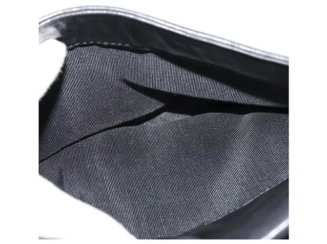 Borsa a Spalla BALLY in Pelle Nera Oro Auth BA2507 Nero D'oro - vista 12