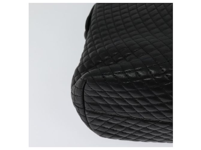 Borsa a Spalla BALLY in Pelle Nera Oro Auth BA2507 Nero D'oro - vista 15