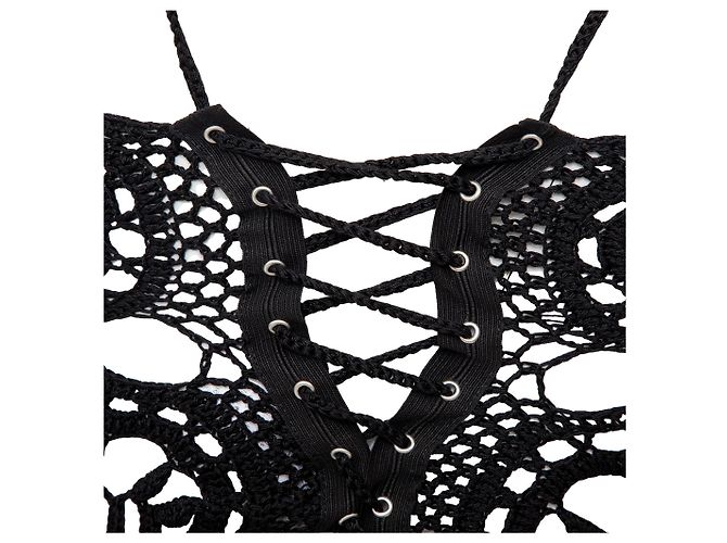 Top de ganchillo Dolce & Gabbana Negro - vista 5