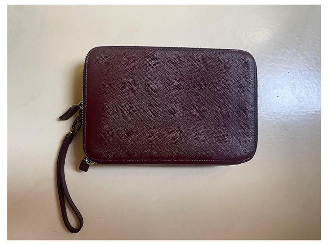 Valigetta Prada in pelle Saffiano viola Porpora - vista 2