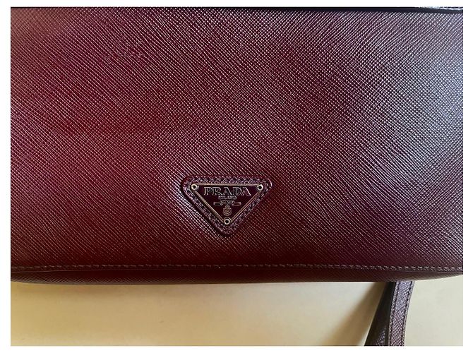 Valigetta Prada in pelle Saffiano viola Porpora - vista 3
