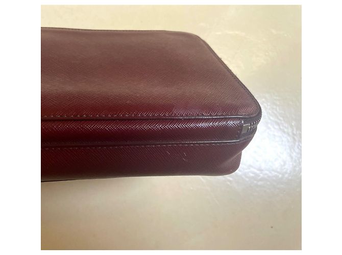 Valigetta Prada in pelle Saffiano viola Porpora - vista 4