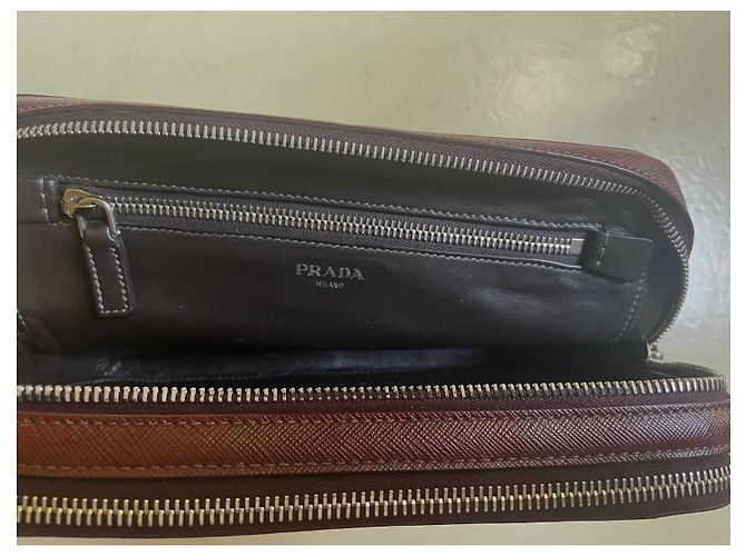 Valigetta Prada in pelle Saffiano viola Porpora - vista 5