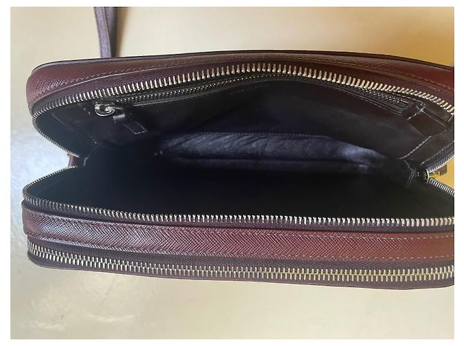 Valigetta Prada in pelle Saffiano viola Porpora - vista 6
