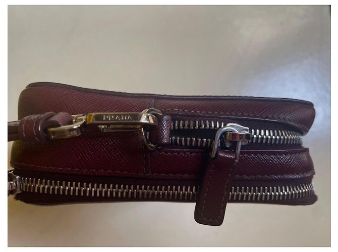 Valigetta Prada in pelle Saffiano viola Porpora - vista 7