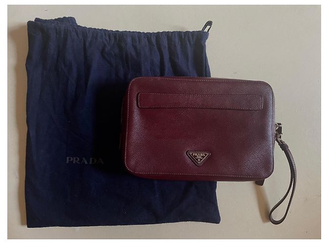 Valigetta Prada in pelle Saffiano viola Porpora - vista 9