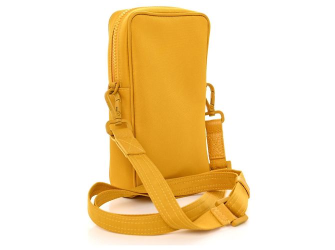 Borsa a tracolla Fendi Nylon FF Portacellulare Gialla Giallo - vista 6