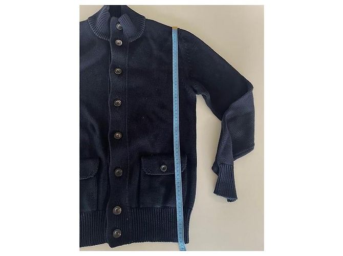 Jil Sander Cardigan aus Baumwolle Blau - Ansicht 10