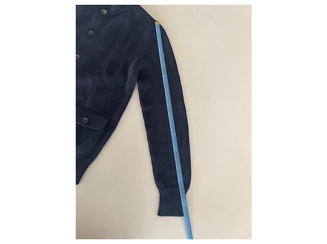 Jil Sander Cardigan aus Baumwolle Blau - Ansicht 11