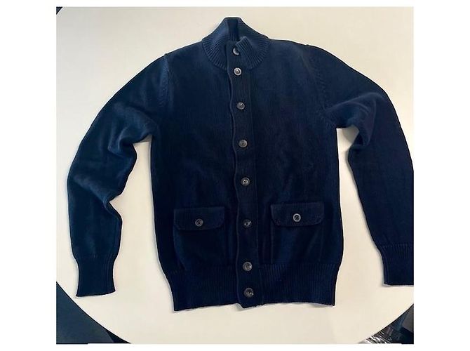 Jil Sander Cardigan aus Baumwolle Blau - Ansicht 2