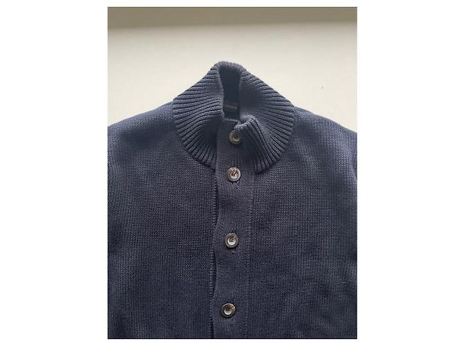 Jil Sander Cardigan aus Baumwolle Blau - Ansicht 3