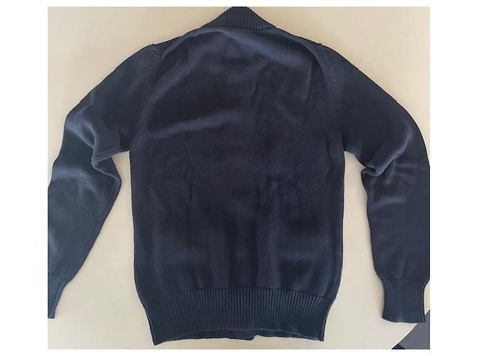 Jil Sander Cardigan aus Baumwolle Blau - Ansicht 5