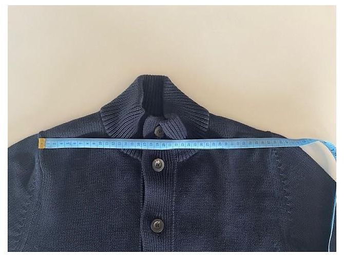 Jil Sander Cardigan aus Baumwolle Blau - Ansicht 9