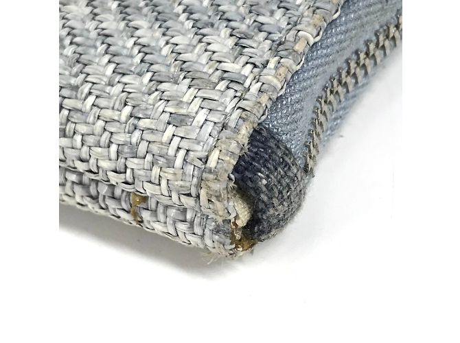 Bolso Pouch Logo Chanel Deauville Azul - vista 10