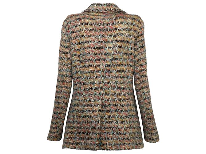 Missoni Gewebte Chromatische Jacke Pink Grün - Ansicht 2