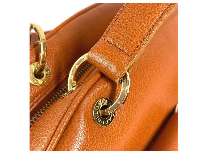 Bulgari Borsa Boston Mini in pelle marrone Bvlgari - vista 9