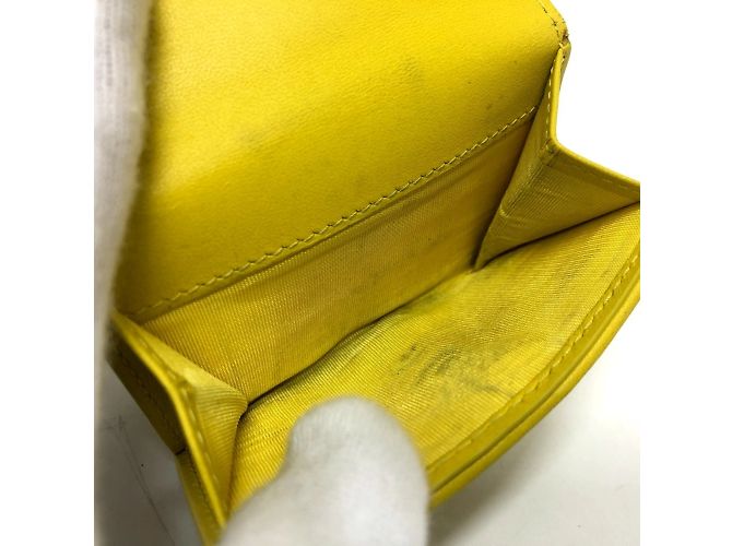 Cartera Lotus Lady Cannage de Christian Dior Amarillo - vista 11