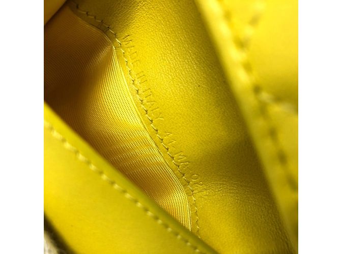 Cartera Lotus Lady Cannage de Christian Dior Amarillo - vista 13