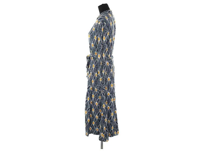 Stella Forest Blaue Baumwollkleid - Ansicht 3