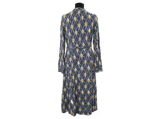 Stella Forest Blaue Baumwollkleid - Ansicht 4