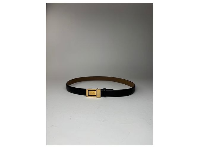 Céline Vintage Celine Paris Ledergürtel schwarz - Ansicht 3