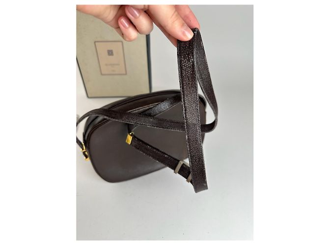 Vintage Givenchy 4G Leder Tasche Braun - Ansicht 3