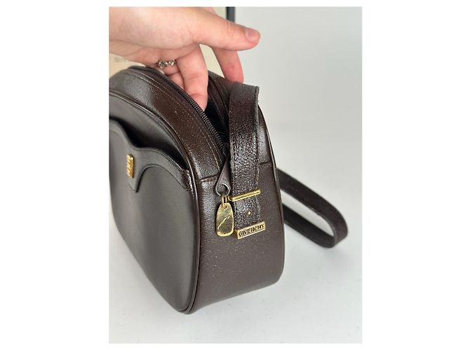 Vintage Givenchy 4G Leder Tasche Braun - Ansicht 7