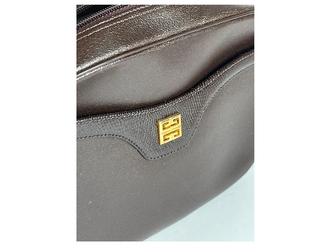 Vintage Givenchy 4G Leder Tasche Braun - Ansicht 9