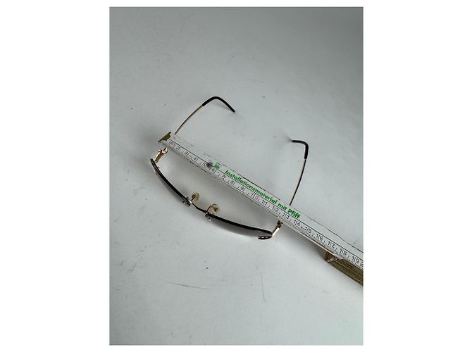 Vintage Loewe Madrid rahmenlose Sonnenbrillen Braun - Ansicht 11
