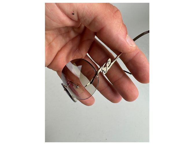Vintage Loewe Madrid rahmenlose Sonnenbrillen Braun - Ansicht 7