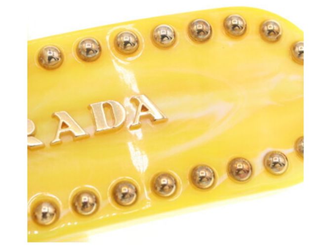 Gelber Haarclip von Prada - Ansicht 4