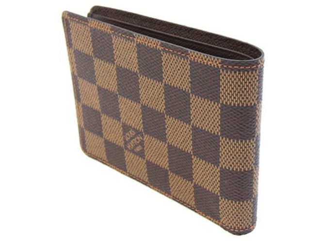 Slender Louis Vuitton Bi-fold Wallet in Damier Canvas Damier ebene - view 2
