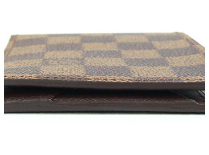 Slender Louis Vuitton Bi-fold Wallet in Damier Canvas Damier ebene - view 6