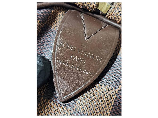 LOUIS VUITTON Damier Ebano Speedy 30 Marrone - vista 8