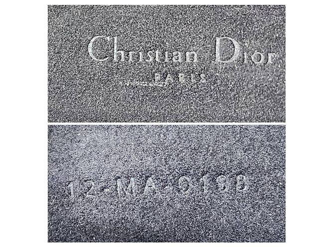 PORTAFOGLIO IN PELLE DI VITELLO GRAIN NERO CON CATENA CHRISTIAN DIOR - vista 9