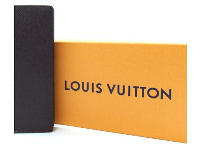 Brazza Louis Vuitton Bi-fold Long Wallet in Acajou Brown - view 7