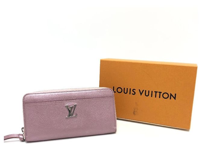 Portafoglio Zippy Lockme Metallico Rosa Louis Vuitton Argento - vista 12